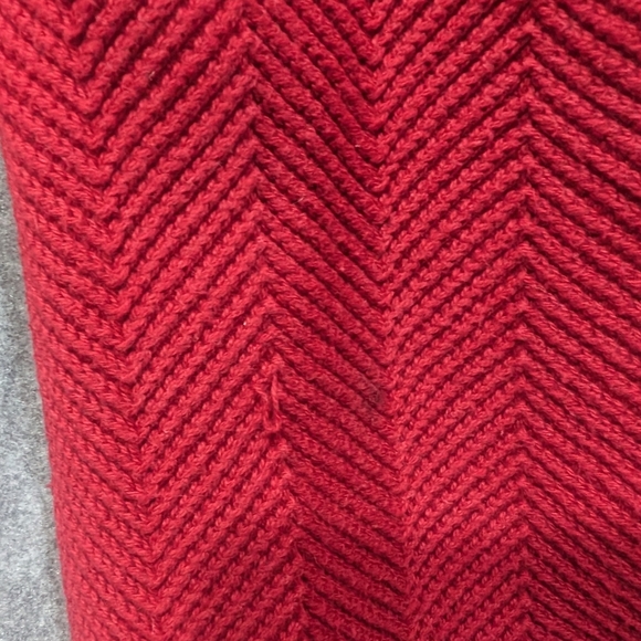 Vintage Chaps Ralph Lauren Pull Over Crew Neck Sweater Embroidered Red XL Men - Picture 9 of 9